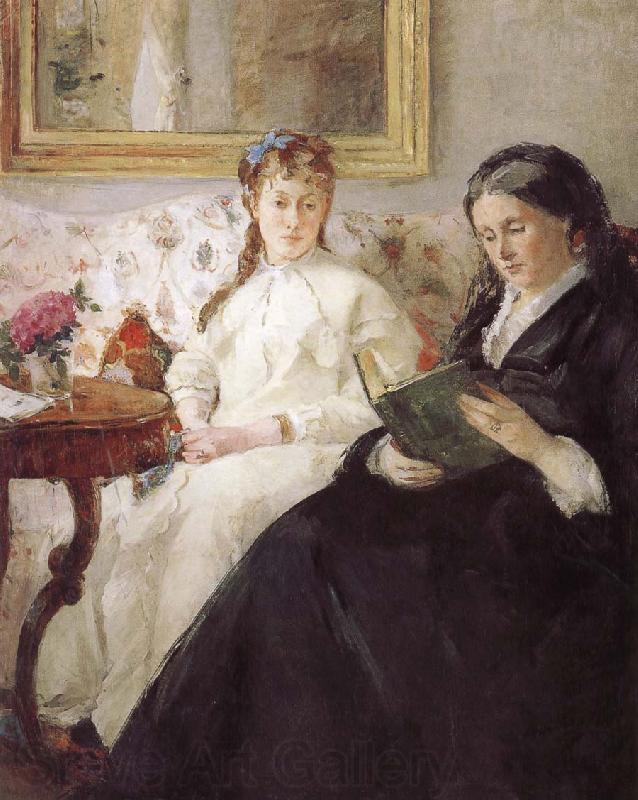 Berthe Morisot Artist-s monther and his sister Norge oil painting art
